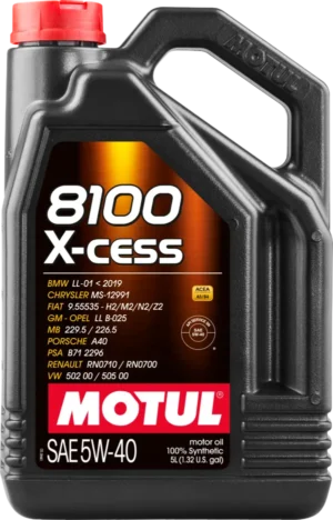 MOTUL 8100 X-CESS 5W/40 4*5 L 102870