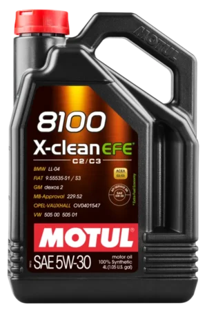 MOTUL 8100 X-CLEAN EFE 5W/30  4*4 L 109171