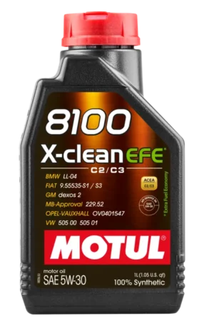 MOTUL 8100 X-CLEAN EFE 5W/30 12*1 L. 109470