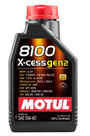 MOTUL 8100 X-CESS GEN2 5W/40 12*1 L. 109774