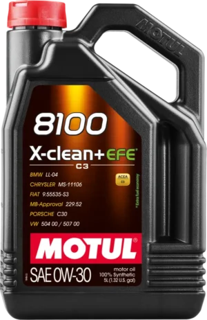 MOTUL 8100 X-CLEAN+ EFE 0W/30 4*5 L 111678