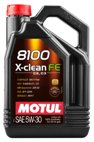 MOTUL 8100 X-CLEAN FE 5W/30 4*5 L. 112781